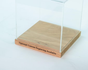 Custom Display Case: Up to 16cm, Optional Engraving