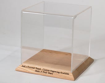 Custom Display Case: Up to 16cm, Optional Engraving