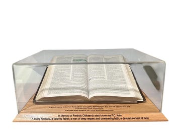 Rare Book Display Case - w35 x d25 x h12 cm