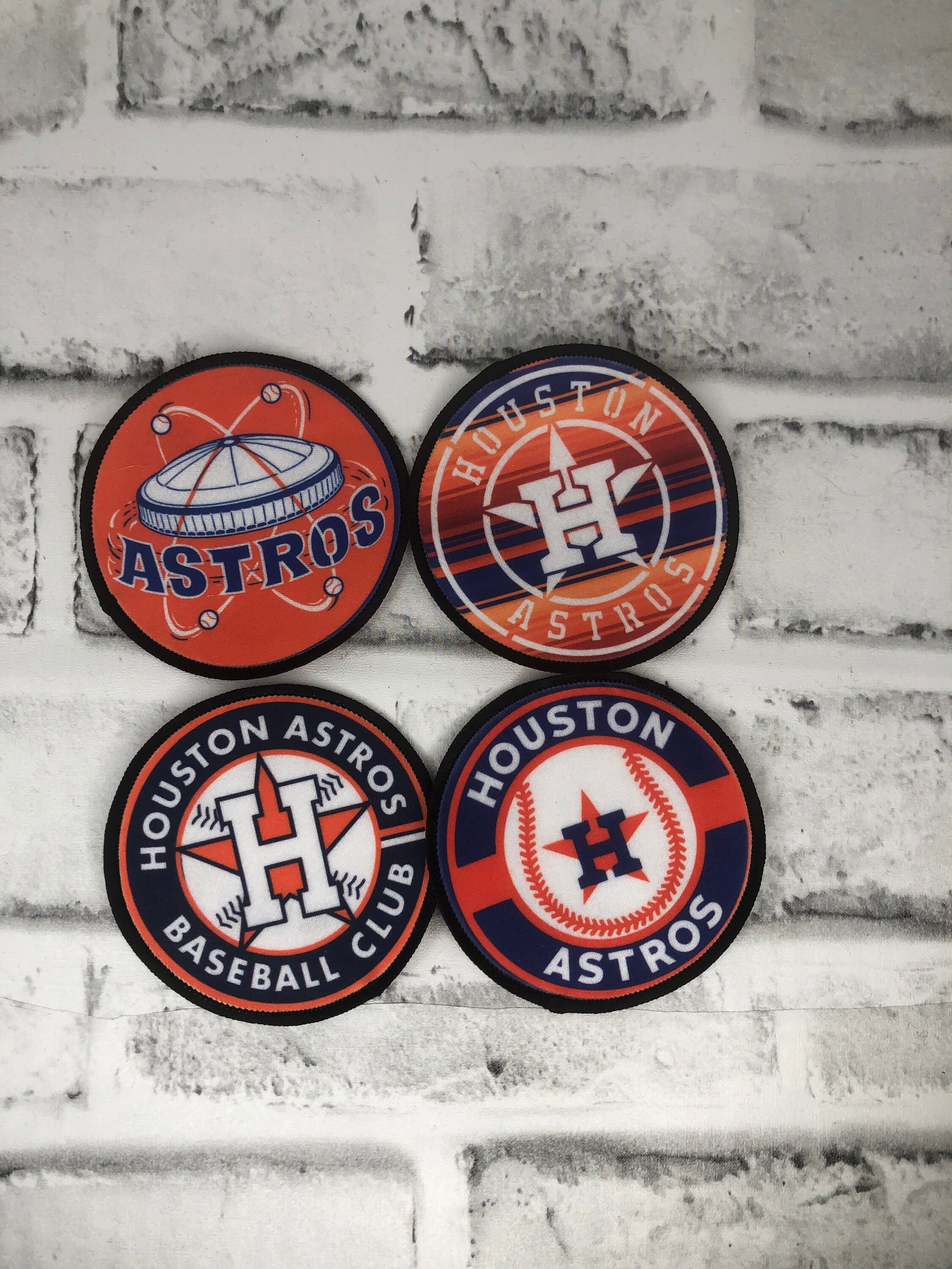 Houston Astros BE STRONG USA Flag Morale Patch