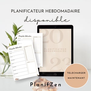 Weekly Planner Printable PDF, A4 Organizer, Agenda, Time Management, Productivity, Instant Download