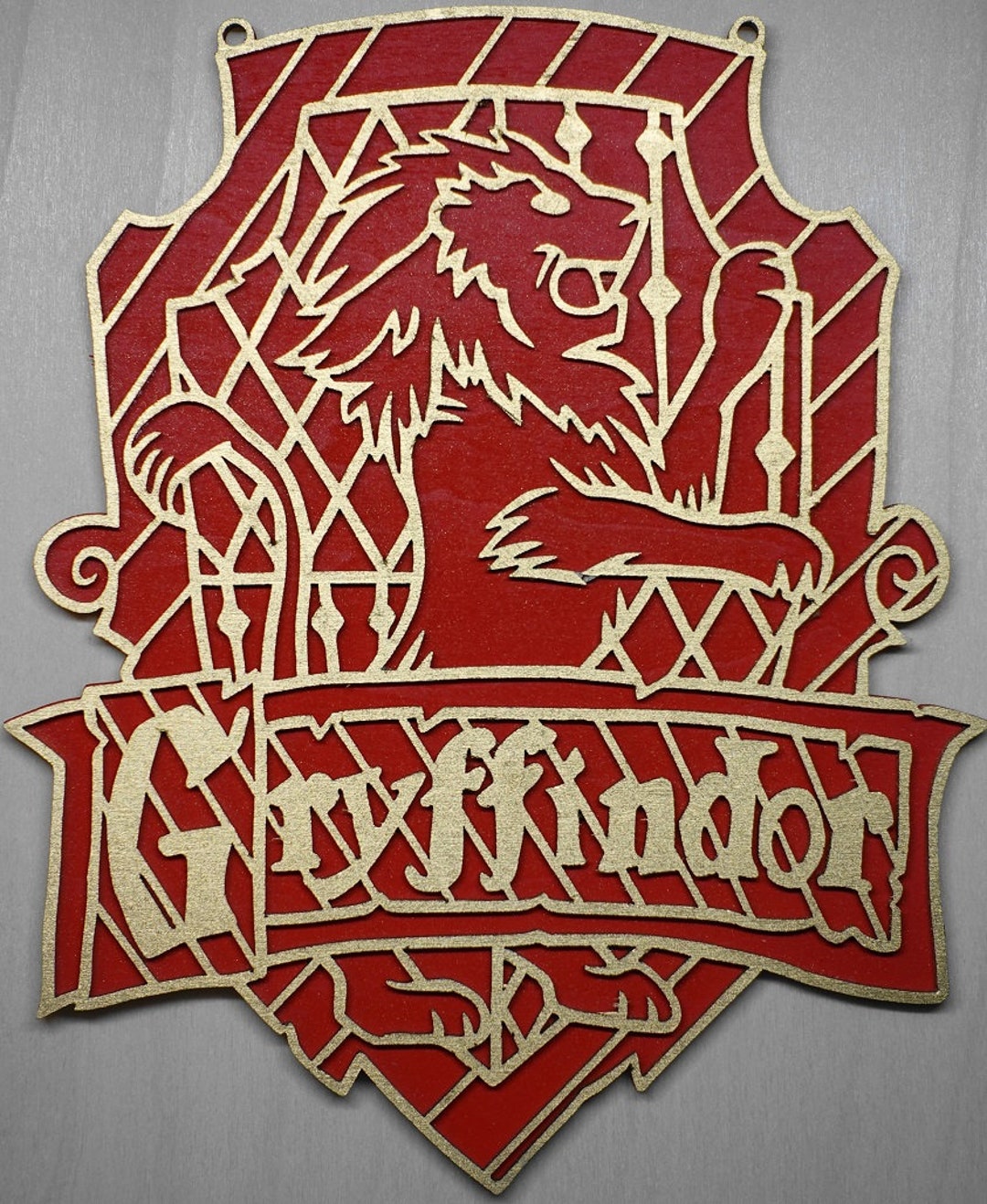 Harry Potter House Color 3D Wood Work Etsy