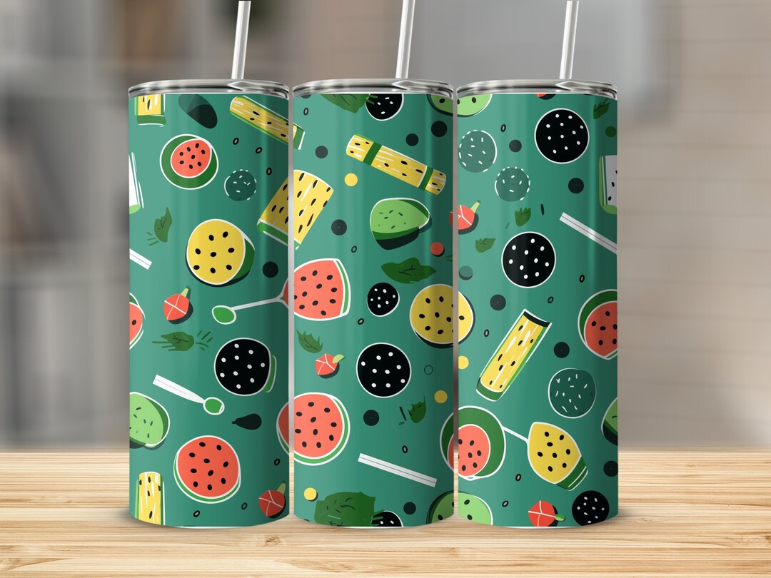 Pickle Ball Game Accessories Skinny Tumbler 20oz Sublimation Etsy
