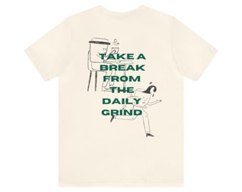 スローサンデーコーヒークラブ、ユニセックスTシャツ、男性へのギフト、女性へのギフト、カフェイン、エスプレッソ愛好家、コールドブリュー、コーヒーグラインド、バリスタギフト