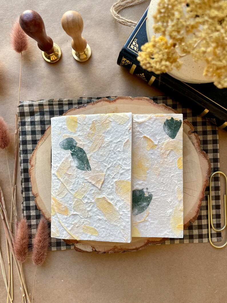 Handmade Pocket Size Journals With Handmade Paper, Hand Sewn, Single