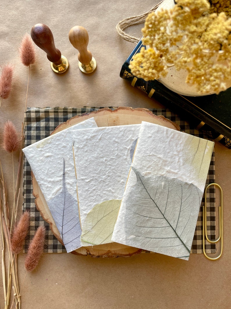 Handmade Pocket Size Journals With Handmade Paper, Hand Sewn, Single