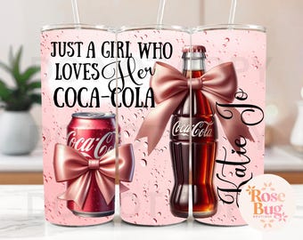 Coca Cola Skinny Stainless Steel Tumbler 20oz or 30oz With Lid and Reusable  Straw, Flip Top Add On! - Etsy