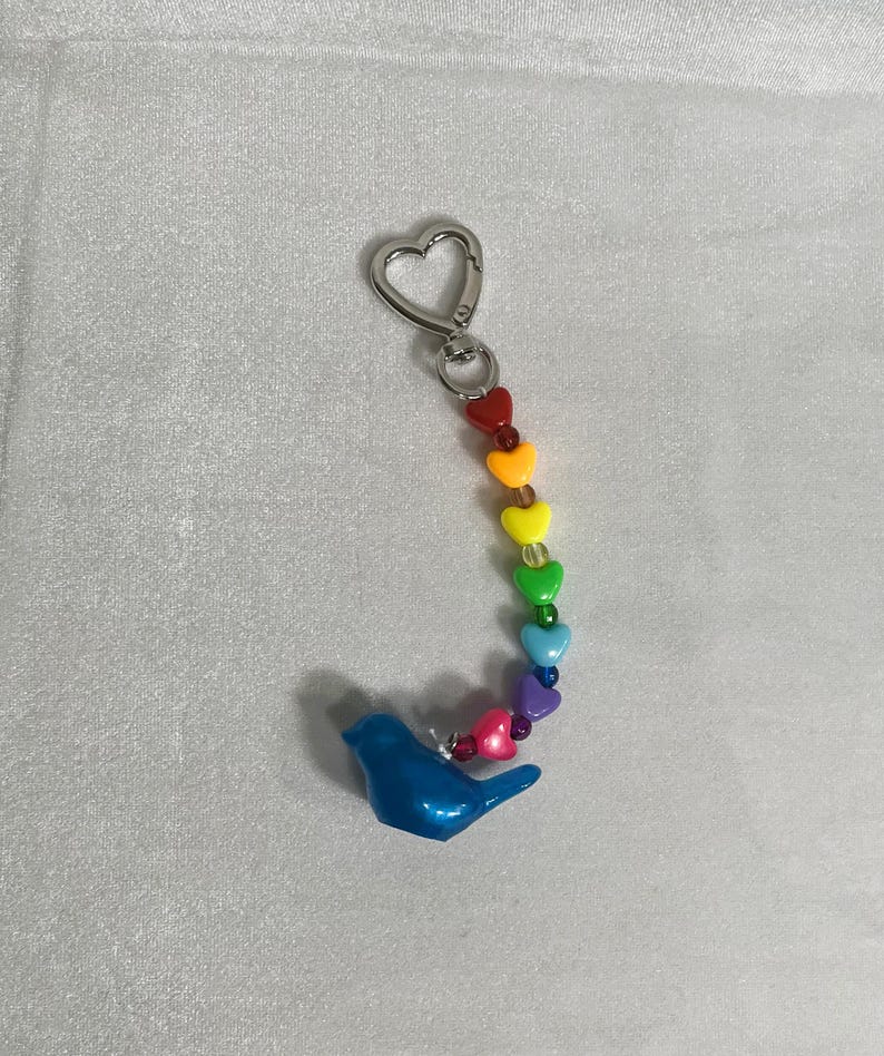 Harvest Moon Inspired Bluebird Handmade Heart Event Keychain for Purses ...