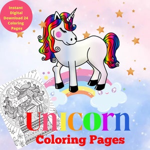 Disegni da colorare di unicorno