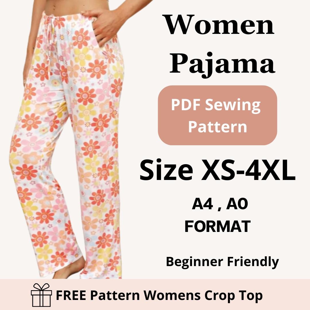 diy pajama easy lounge pants pattern