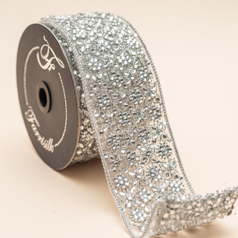 Designer Silver Ribbon - Etsy
