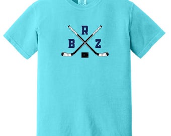 FPHL Baton Rouge Zydeco Hockey Stick X T-Shirt | Adult Sizes XS-5XL