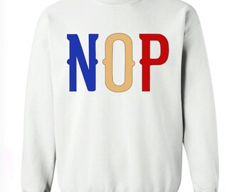 NBA New Orleans Pelicans Metallic 'NOP' Crewneck Sweatshirt | Adult Sizes XS-3XL