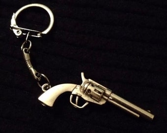 Porte-clés pistolet 3D Revolver The Walking Dead Rick Grimes pendentif pistolet *Royaume-Uni*