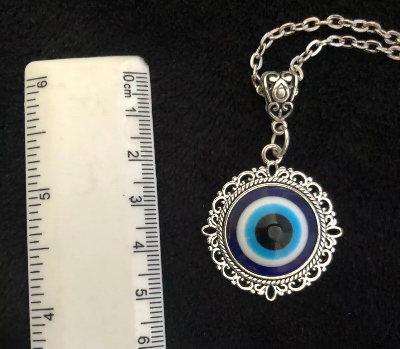 Collana In Oro Con Zirconi Cubici Malocchio 18 «occhio Turco N All'ingrosso Per Il Tuo Negozio - Foto 3