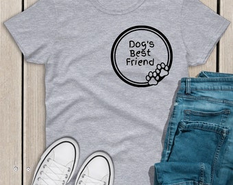 Dog's Best Friend T-Shirt, Pet Lovers Tee, Fun Animal Lovers Shirt, Adorable For Dog Moms, Pet Whisperer T-Shirt