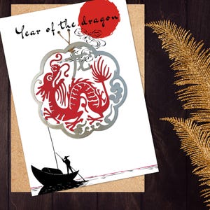 Carte Année du dragon - Tout en un