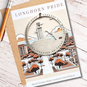 UT Austin Tower Ornament: Stainless Steel, Limited Edition, Official Licensee