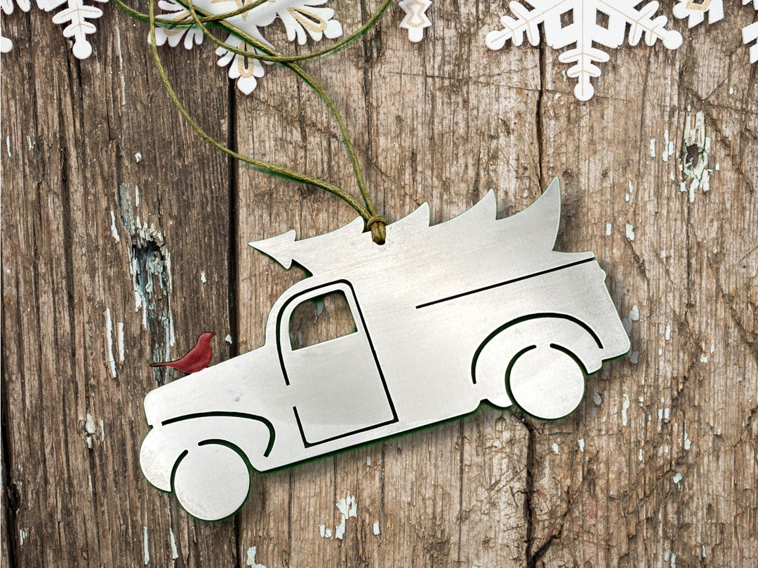 Holiday in the Pines Stainless Steel Ornament Holiday Gift Etsy