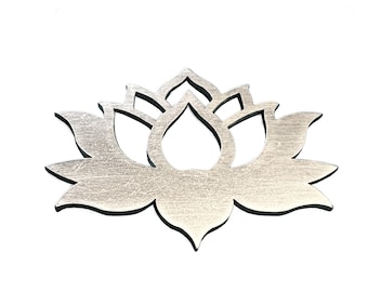 Lotus Charm is a DIY accessory to create a meaningful gift for your loved one. Made of Stainless Steel -Sustainable and eco friendly- in USA