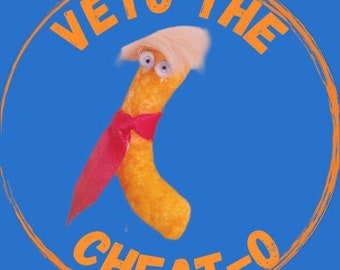 Anti-Trump Veto-the-Cheato-O (sticker/decal)