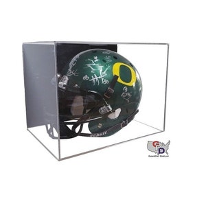 Acrylic Wall Mount Fulls Sized Football Helmet Display Case by GameDay Display