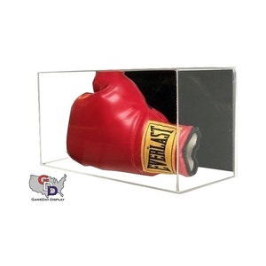Acrylic Wall Mount Full Size Boxing glove Display Case by GameDay Display - Horizontal