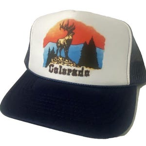Colorado Trucker Hat Mesh Hat vintage snapback hat adjustable unworn