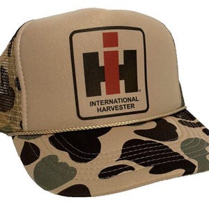 International Harvester Trucker Hat Mesh Hat vintage snapback hat adjustable unworn