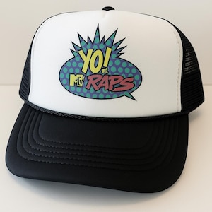 Yo Raps Trucker Hat Mesh Hat vintage snapback hat adjustable unworn