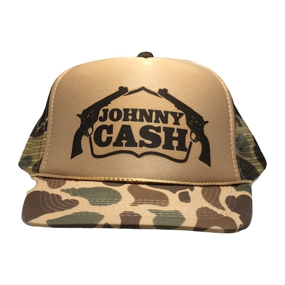 Johnny Cash Trucker Hat Vintage Trucker Hat Adjustable Trucker Foam Camo Hat  Snapback Hat Trucker Hat Man Trendy Trucker Mesh Hat -  Canada