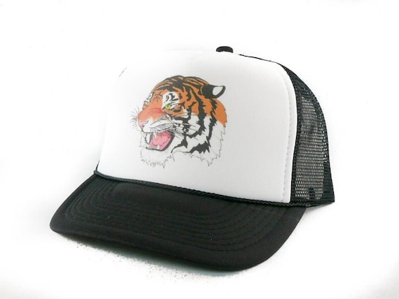 Tiger Trucker Hats | Trendy Trucker Mesh Hats | R… - image 1