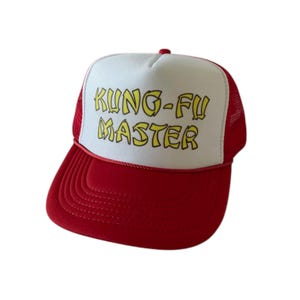 Kung Fu Master Trucker Hat Mesh Hat vintage snapback hat adjustable unworn