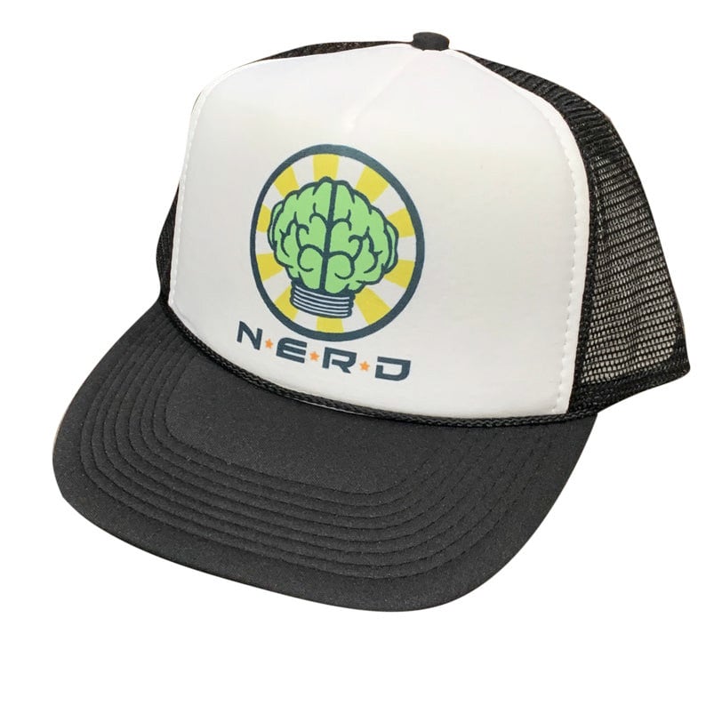 Nerd Trucker Hat Mesh Hat Vintage 