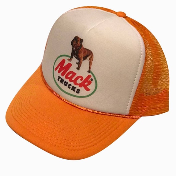 Orange mesh hat sale