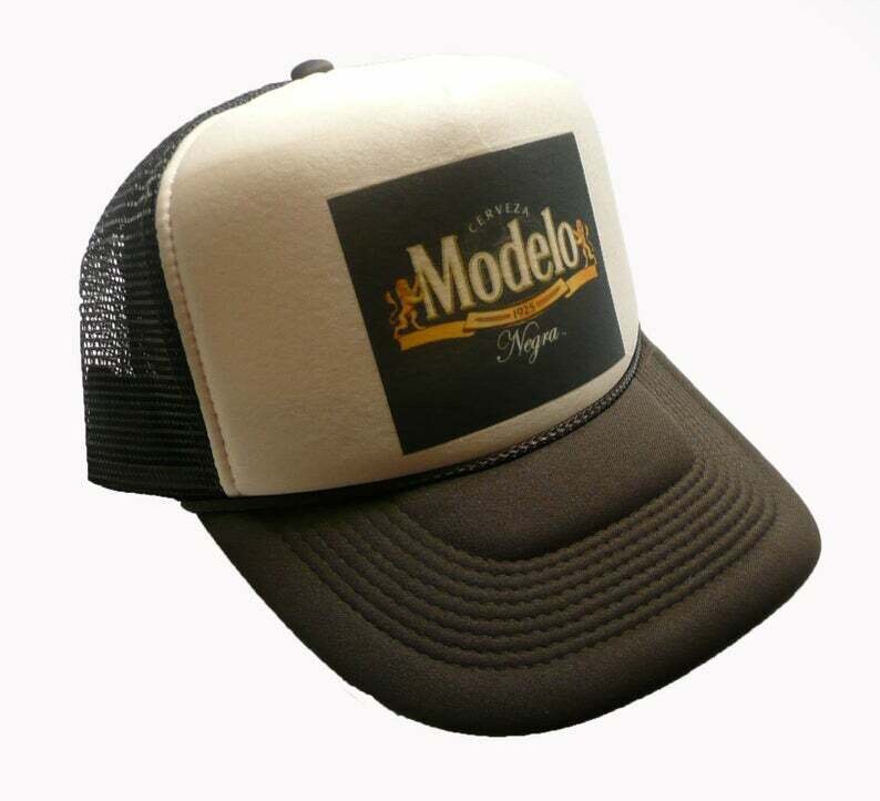 Modelo Beer Trucker Hat Mesh Hat 