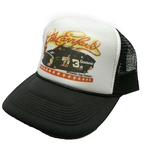 Dale Earnhardt Trucker Hat Vintage Snapback Hat Mesh hat Black Hat adjustable unworn
