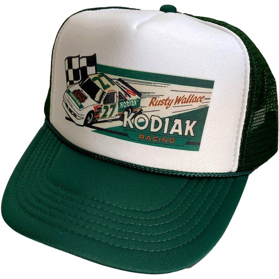 Rusty Wallace Race Trucker Hat | Trendy Trucker Mesh Hats | Retro Vintage  Trucker Hat | Adjustable Trucker Foam Green Hats | Snapback Hats