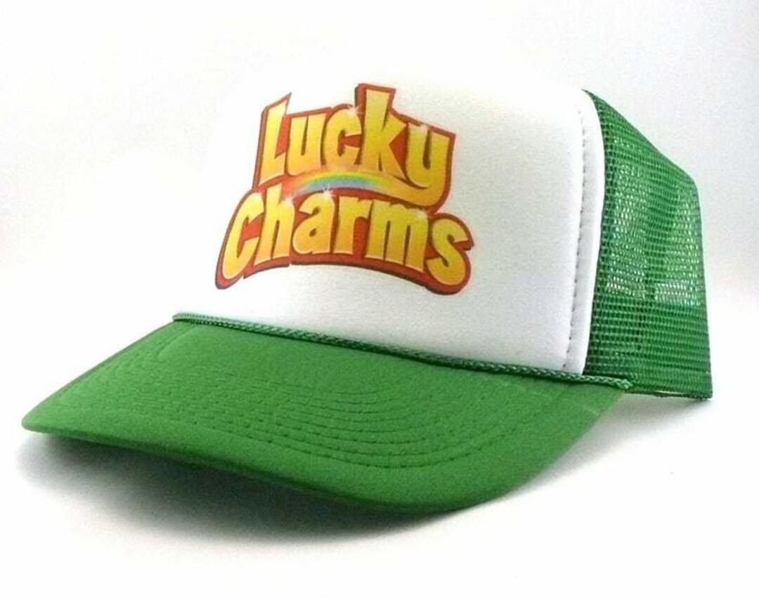 Lucky Charms Trucker Hats Trendy Trucker Mesh Hats Retro Vintage