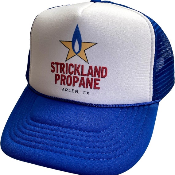 Strickland Propane Trucker Hat Adjustable Trucker Foam Blue Hats Trendy  Trucker Mesh Hat Retro Vintage Trucker Hat Snapback Hats Man 