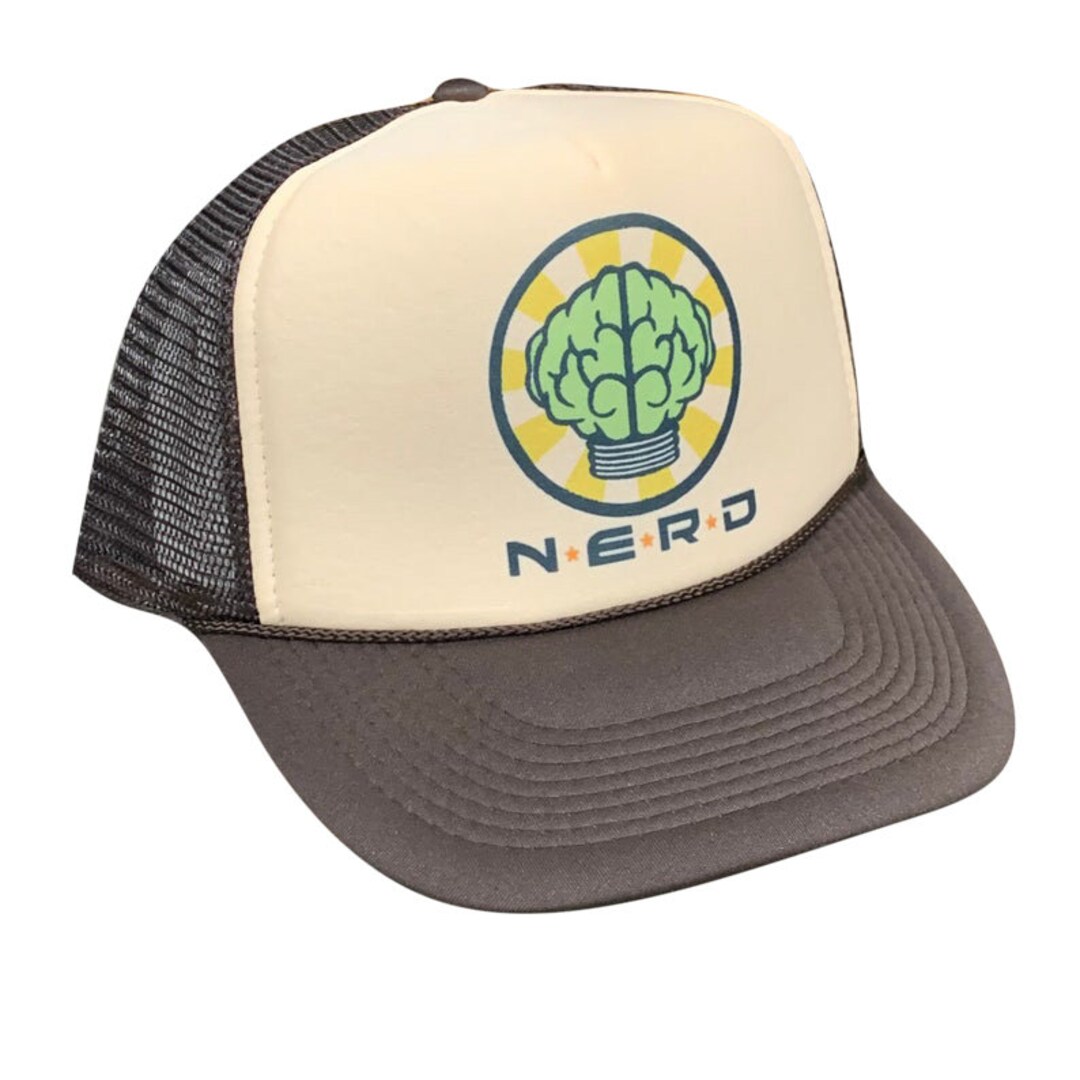 Nerd Trucker Hat | Vintage Trucker Hat | Adjustable Trucker Foam
