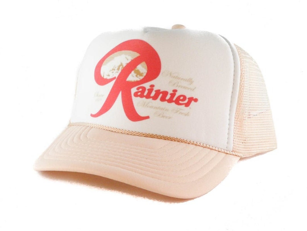 Rainier Beer Trucker Hats Retro Vintage Trucker Hat Trendy Trucker Mesh