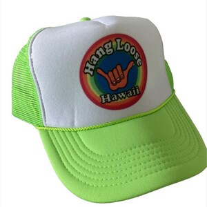 Hang Loose hawaii Trucker Hat Mesh Hat vintage snapback hat adjustable unworn