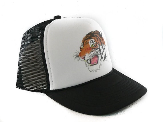 Tiger Trucker Hats | Trendy Trucker Mesh Hats | R… - image 2