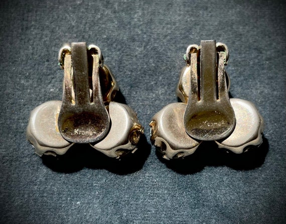 Signed Large Kramer Sparkling Aurora Borealis Cli… - image 5