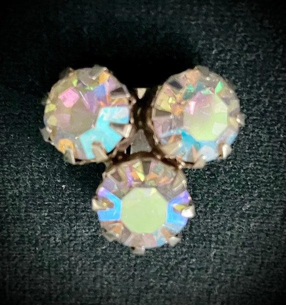 Signed Large Kramer Sparkling Aurora Borealis Cli… - image 2