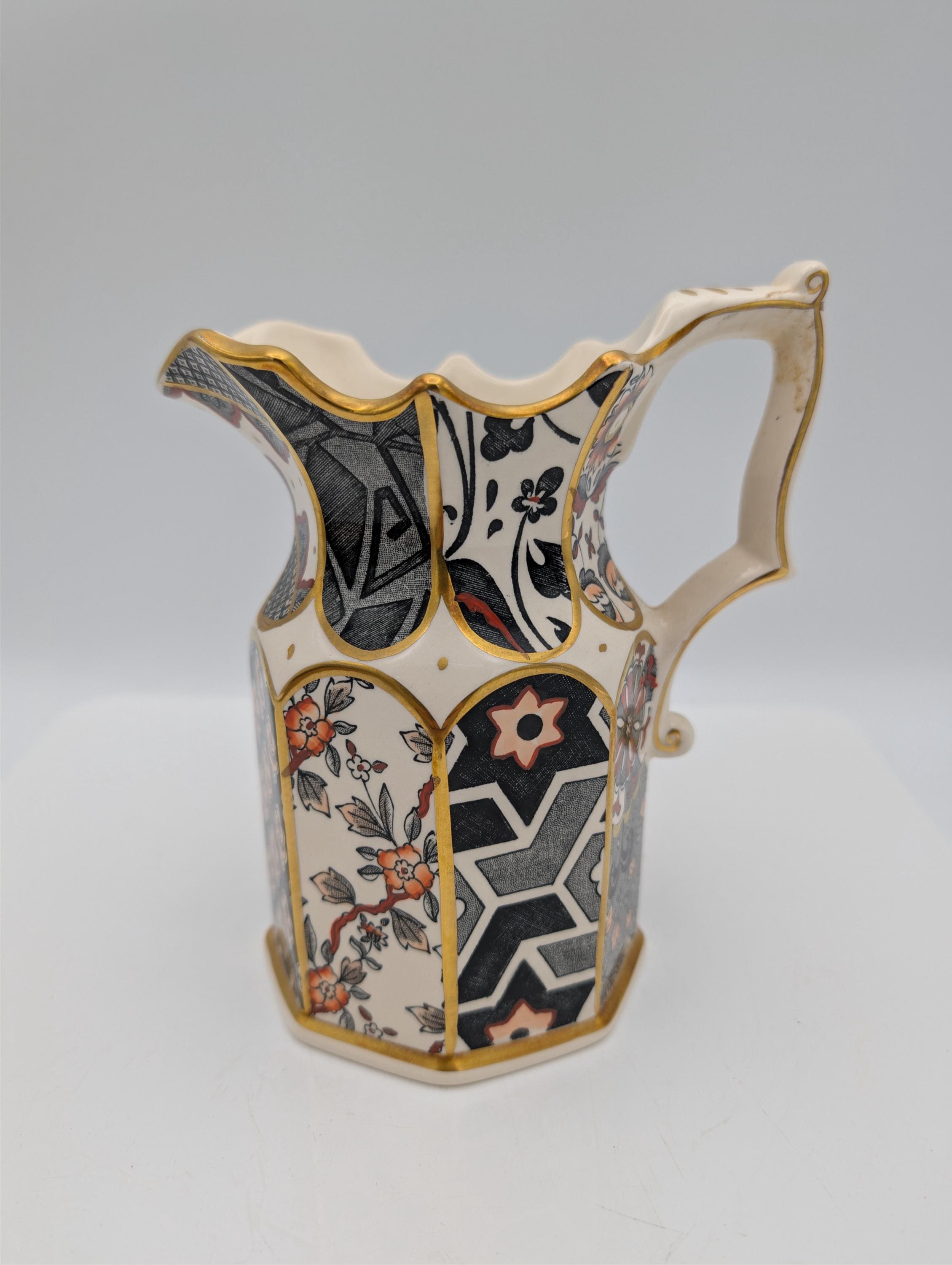 【s002】メイソンズ アイアンストーンシャルトリューズパターン小物入れとしても Pitcher Masons Ironstone - Etsy