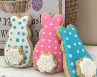 Easter Bunny Cookie, Easter Bunny Sugar Cookies, 12 Pack