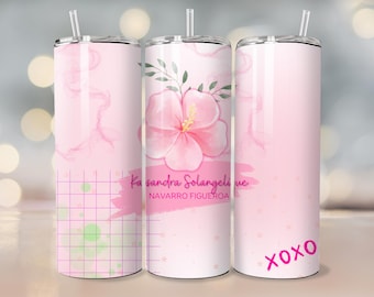 Princess Tumbler, flowers