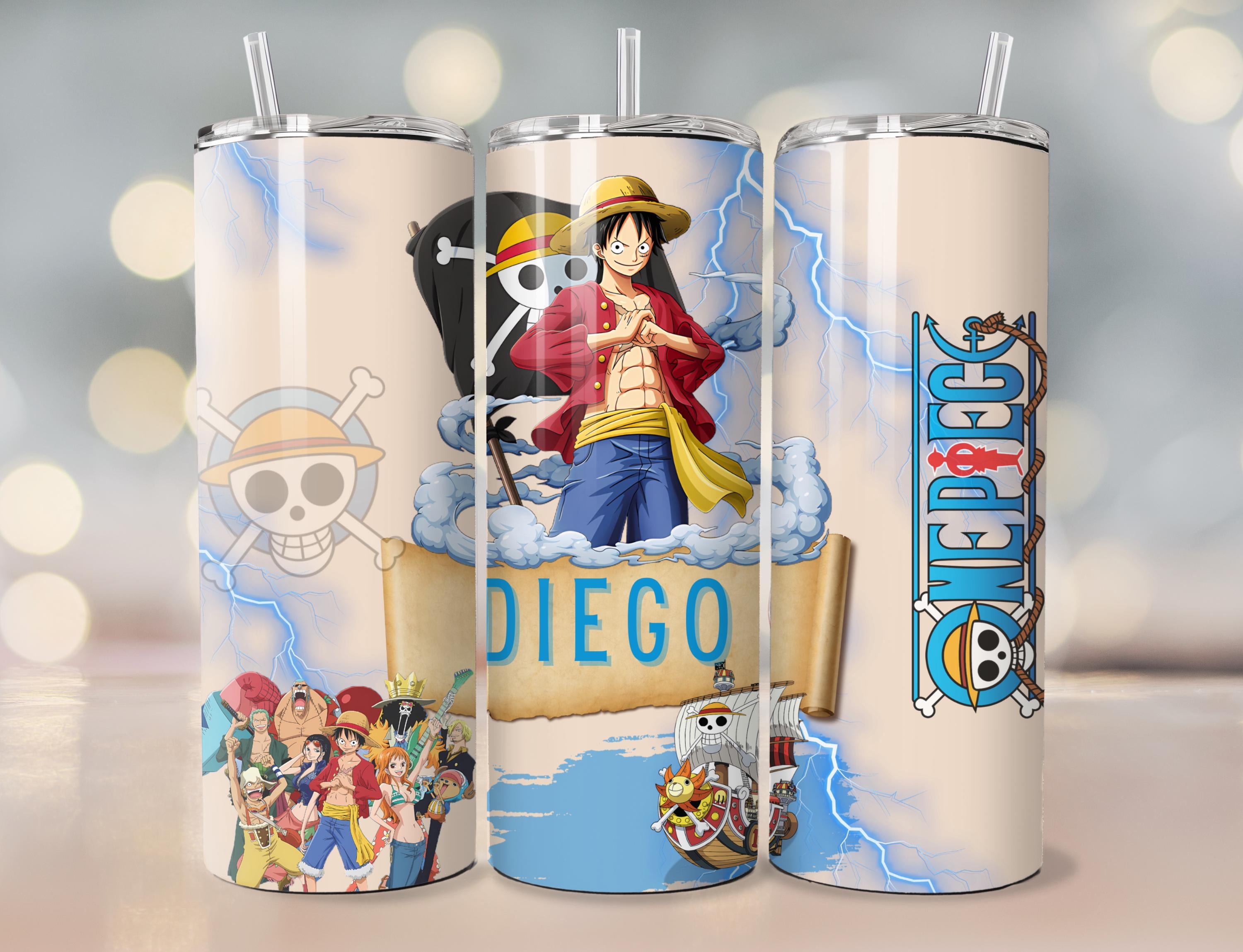One Piece Anime Tumbler